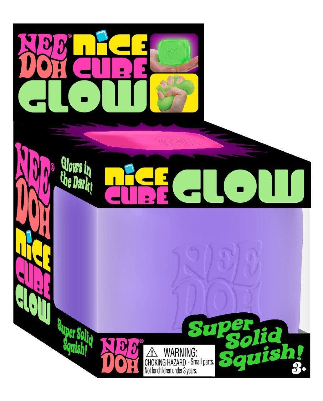 NeeDoh Glow Nice Cube – genuine NeeDoh sensory toy, view 5
