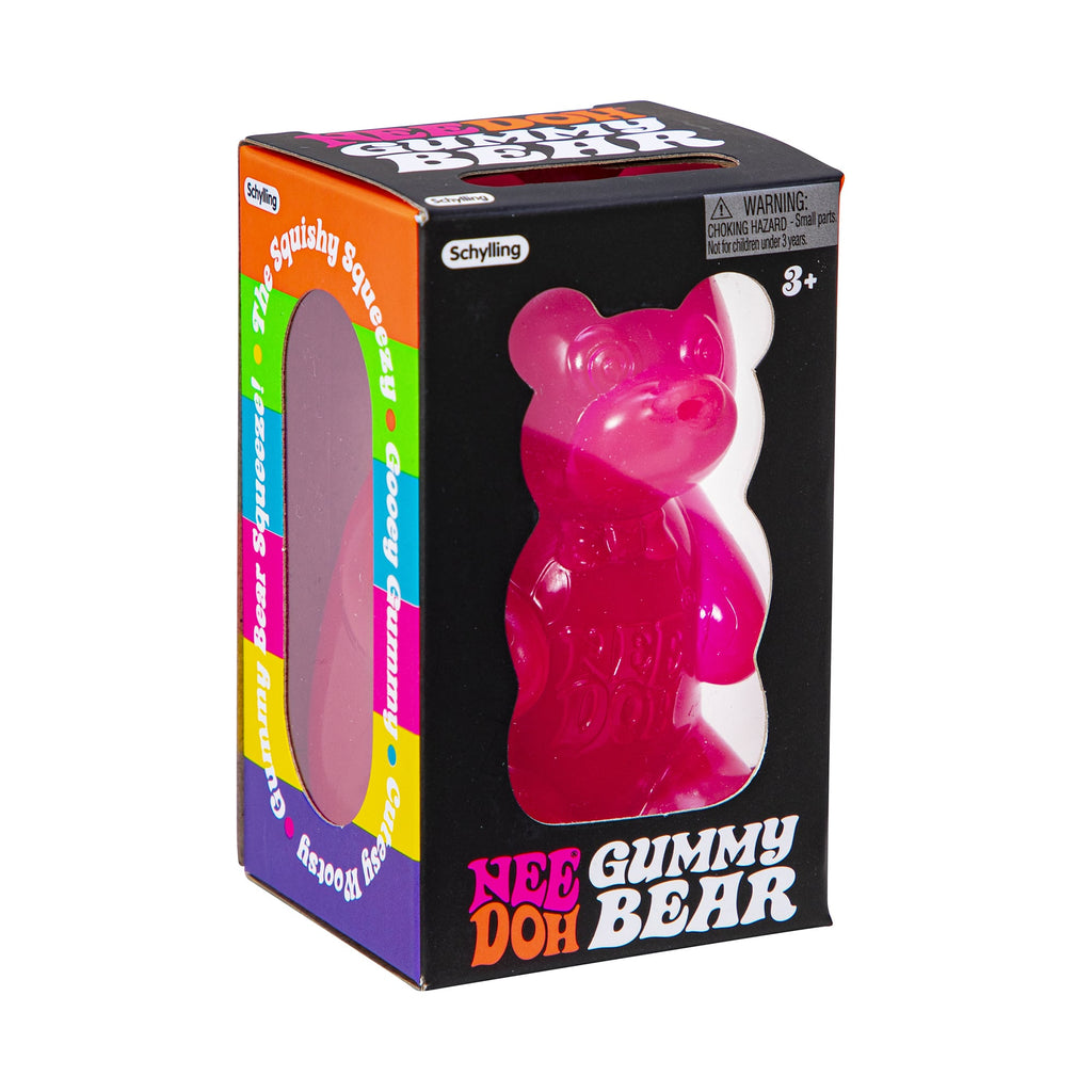 NeeDoh Gummy Bear – genuine NeeDoh squishy fidget toy by Schylling, sold in Singapore