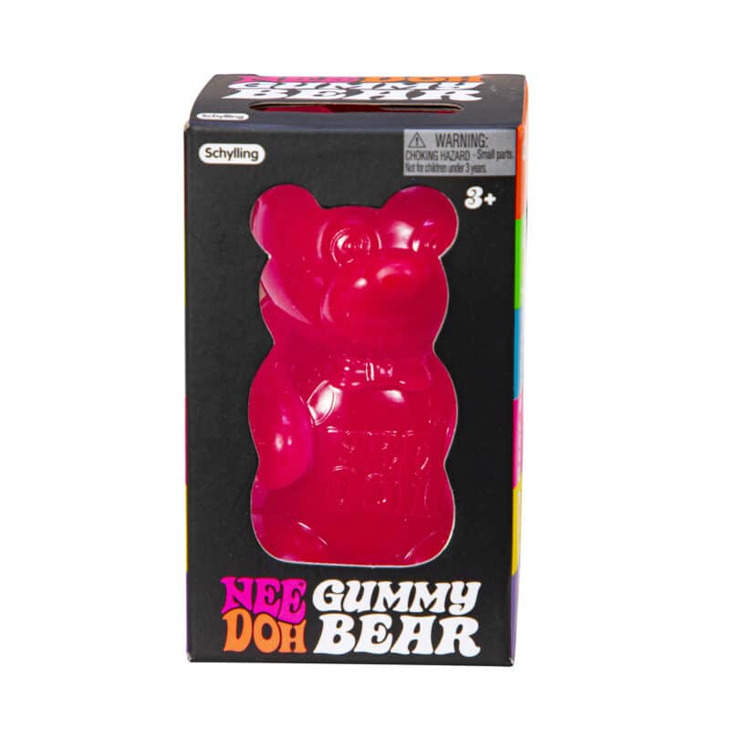 NeeDoh Gummy Bear in pink – genuine NeeDoh sensory toy