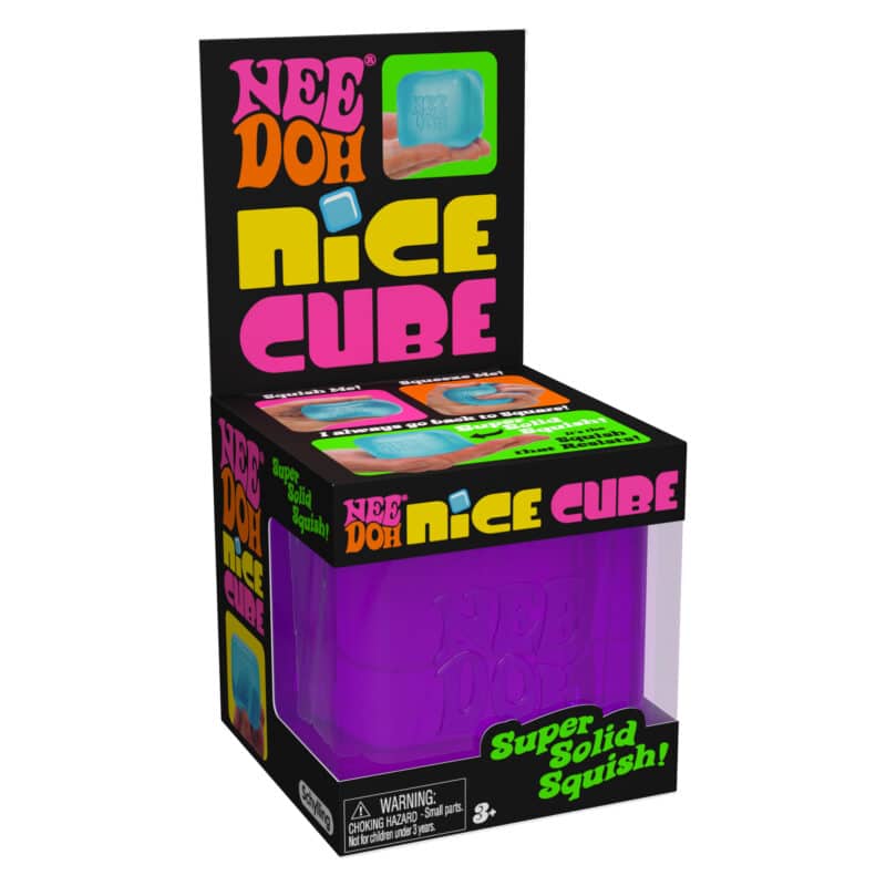 NeeDoh Nice Cube in blue – genuine NeeDoh sensory toy