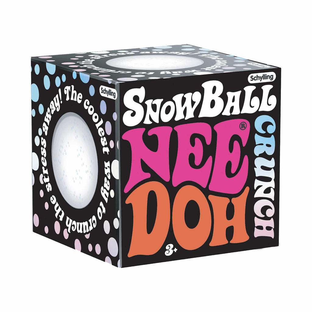 Snowball Crunch NeeDoh – genuine NeeDoh squishy fidget toy by Schylling, sold in Singapore