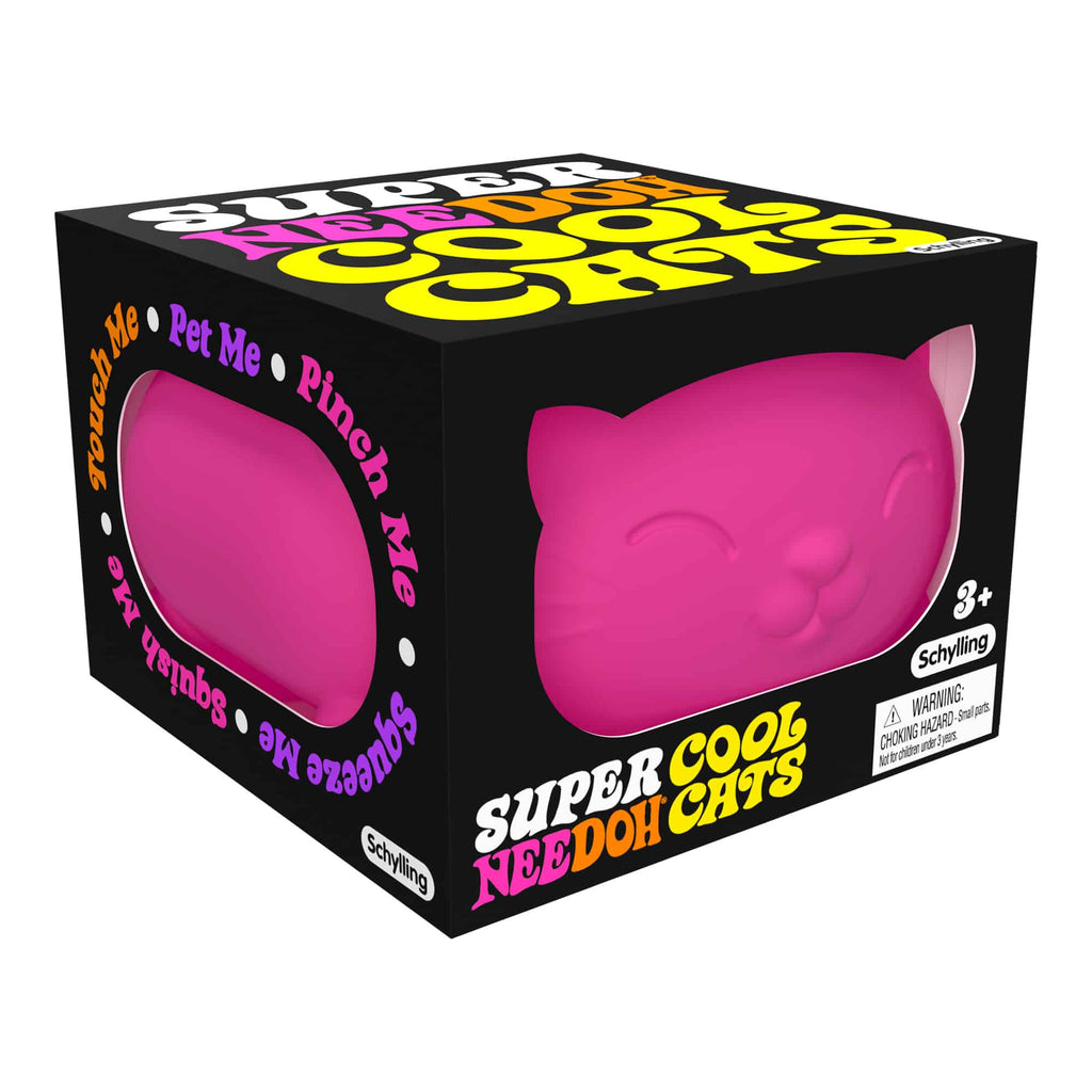 Super NeeDoh Cool Cats – genuine NeeDoh squishy fidget toy by Schylling, sold in Singapore